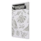 Seashell Soft Antiek Art Beach Shells Mini Klembord (Angled2)