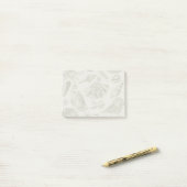 Seashell Soft Antiek Art Beach Shells Post-it® Notes (Op bureau)
