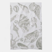 Seashell Soft Antiek Art Beach Shells Theedoek (Verticaal)