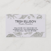 Seashell Soft Antiek Art Beach Shells Visitekaartje (Achterkant)