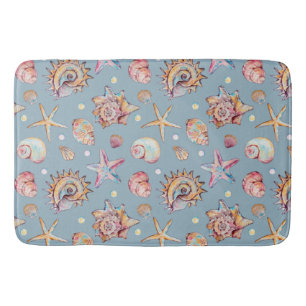 Seashell & Starfish Patroon strand vibes Badmat