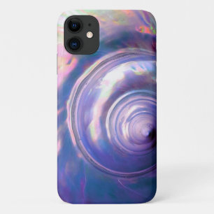 Seashell tropische opalescente moeder van parelhoe iPhone 11 hoesje