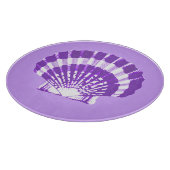 Seashell - violet en wit snijplank (Hoek)
