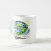 Seashell Waterverf Soft Art Koffiemok (Voorkant links)