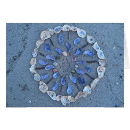 Seashell zomerkunst natuur mandala