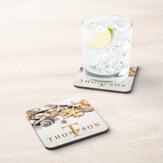 Seashells Aangepaste Onderzetters (Rechterzijde)