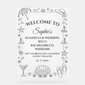 Seashells and Wedding Bells Beach Bachelorette  (Recto)