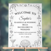 Seashells and Wedding Bells Beach Bachelorette  (Neutre)