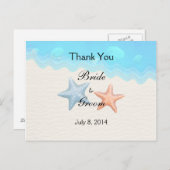 Seashells Beach Dank u Briefkaart (Voorkant / Achterkant)