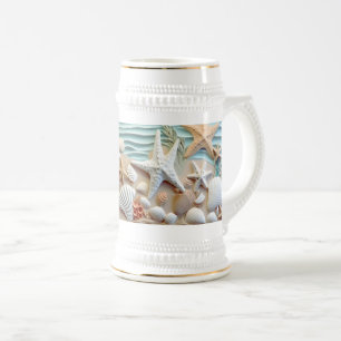Seashells Beach Mug 3D - Sip Ocean Breeze