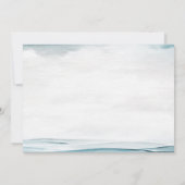 Seashells Beach Retirement Party Kaart (Achterkant)