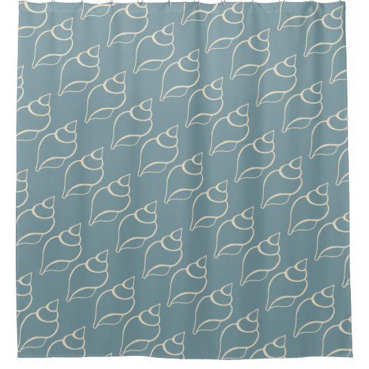 Seashells Beach Shower Curtain Douchegordijn (Voorkant)