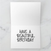 SEASHELLS BEACH TROPICAL BANNIVERSAIRE CARTE DE SA (Intérieur)