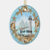 Seashells Biloxi Lighthouse Ornament (Rechts)