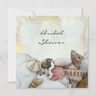 Seashells Bridal Shower Invitations Kaart