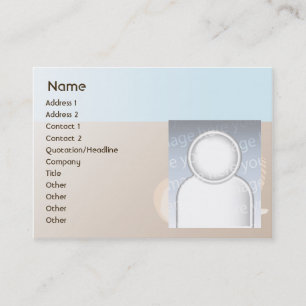 Seashells - Chubby Visitekaartje