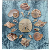 Seashells Collectie Mandala Douchegordijn (Voorkant)