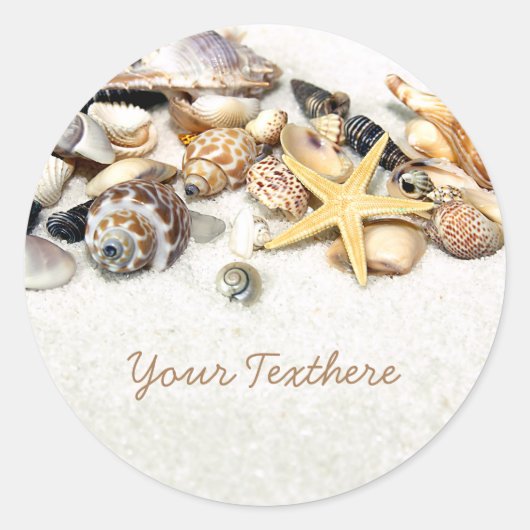 Seashells Custom Stickers (Voorkant)