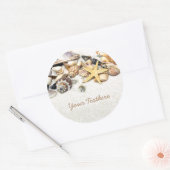 Seashells Custom Stickers (Envelop)