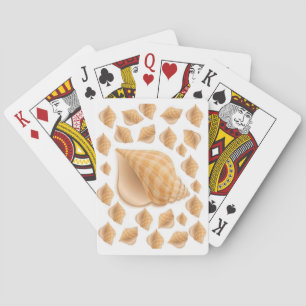 Seashells die kaartdecker spelen speelkaarten
