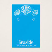 SEASHELLS Écouter collier bijoux carte d'affichage (Devant)
