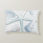 Seashells en parels accent kussen (Achterkant)