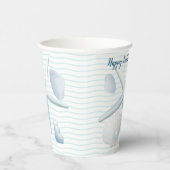 Seashells en parels papieren bekers (Rechts)