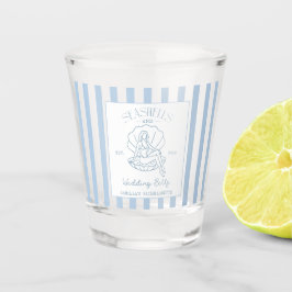 Seashells en Wedding Bells Coastal Bachelorette Shot Glas