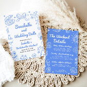 Seashells en Wedding Bells vrijgezellenweekend Kaart