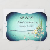 Seashells, Flowers RSVP Kaart (Voorkant)
