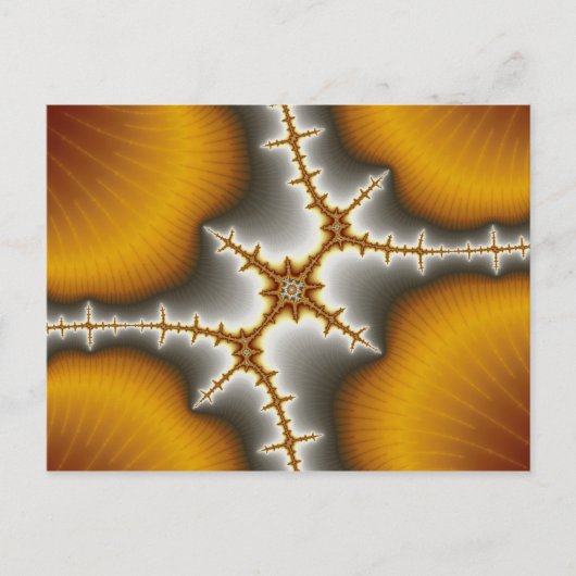 Seashells - Fractal Briefkaart (Voorkant)