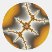 Seashells - Fractale Sticker (Voorkant)