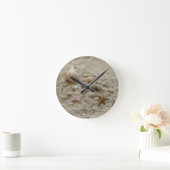 Seashells in Beach Sand Ronde Klok (Huis)
