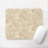 Seashells in Beige Muismat (Met muis)