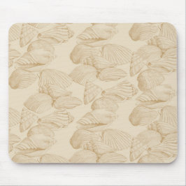 Seashells in Beige Muismat