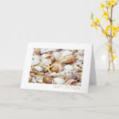 Seashells Kaart (Gele Bloem)