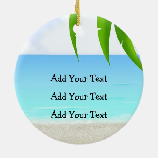 Seashells Keramisch Ornament (Achterkant)