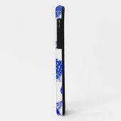 Seashells - kobalt blauw op een witte achtergrond Case-Mate iPhone case (Achterkant/links)