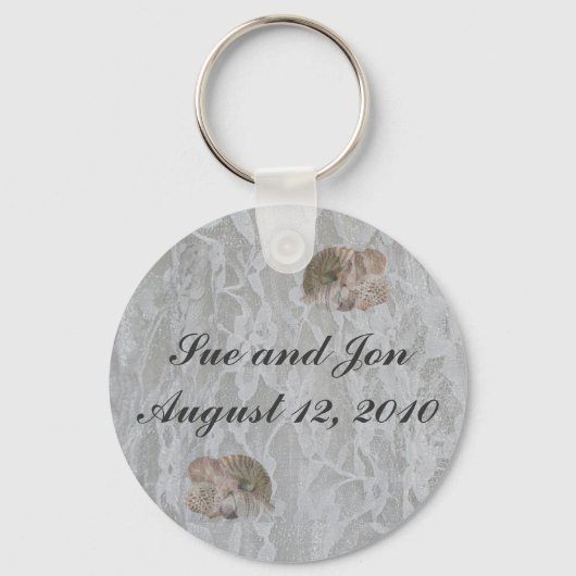 SeaShells & Lace Sleutelhanger (Voorkant)