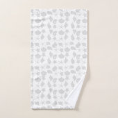 Seashells lichtgrijs bad handdoek (Handdoek)