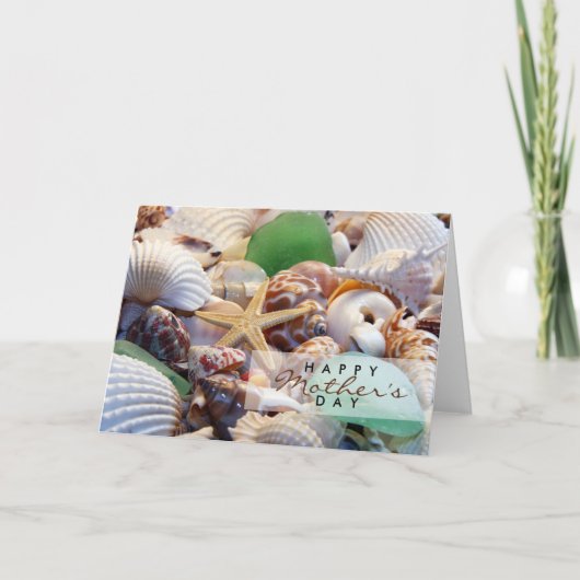 Seashells Moederdag Kaart (Voorkant)