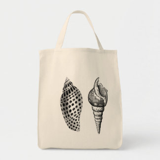 Seashells Organic Cotton Grocery Tas