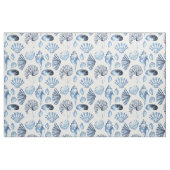 Seashells Pattern in Blue Stof (Fat Quarter)