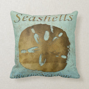 Seashells Pillow, Copyright Karen J Williams Kussen