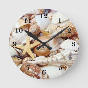Seashells Ronde Klok