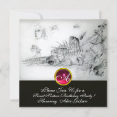 SEASHELLS SCHAKELAAR 16 PARTIJ, Ruby Monogram Blac Kaart (Voorkant)