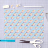 Seashells Simple Zee Ocean Pattern Blue white Tissuepapier (Craft)