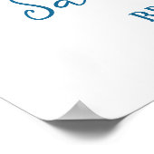 Seashells & Wedding Bells Bachelorette Welcome Poster (Hoek)