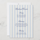 Seashells & Wedding Bells vrijgezellenweekend Kaart (Achterkant)