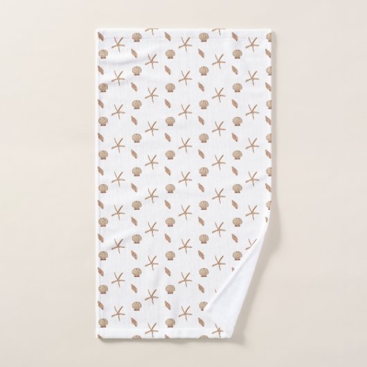 Seashells White Bad Handdoek (Handdoek)
